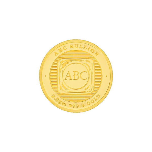 2.5g Gold ABC Diwali Coin 999.9 - Image 2