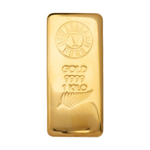 1000g NZ Pure Gold Cast Bar 999.9