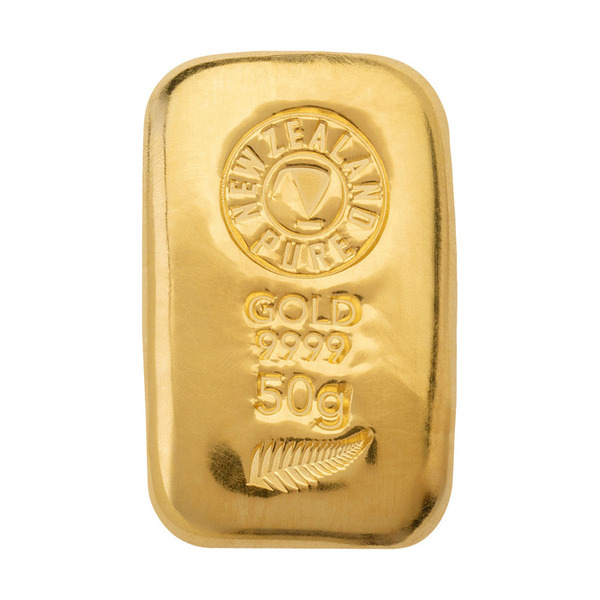 50g NZ Pure Gold Cast Bar 999.9 - Image 2