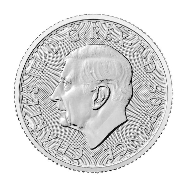 1/4oz The Royal Mint Britannia Fine Silver Coin - King Charles III Effigy 999 - Image 2