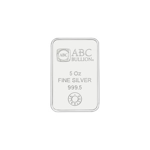 5oz Silver Eureka Minted Bar 999.5 While Stocks Last. Delivery Delays Order LImits qty 5 