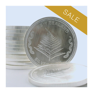1oz NZ Mint Silver Fern 999 - Previous issue.