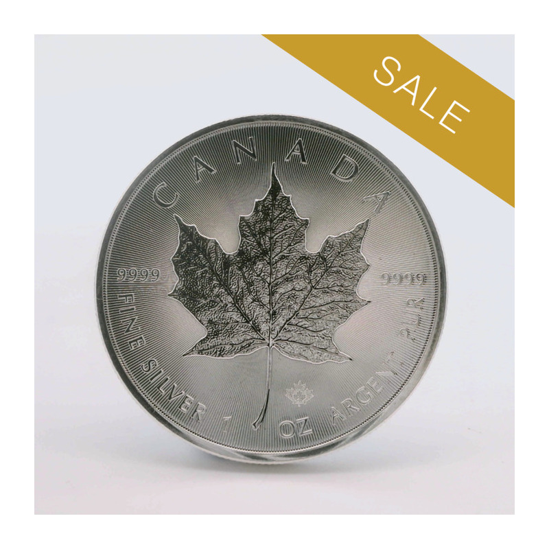 1oz Royal Canadian Mint Silver Maple Coin 999.9 Previous Issue